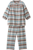 25シャーリングチェックパジャマ
