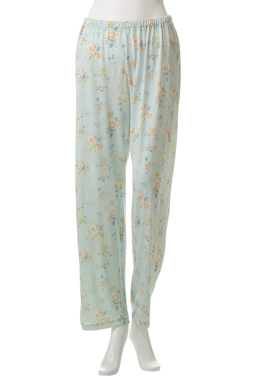 KID BLUE(キッドブルー)|25シルクローズプリントパジャマ KID BLUE(キッドブルー)|25シルクローズプリントパジャマ