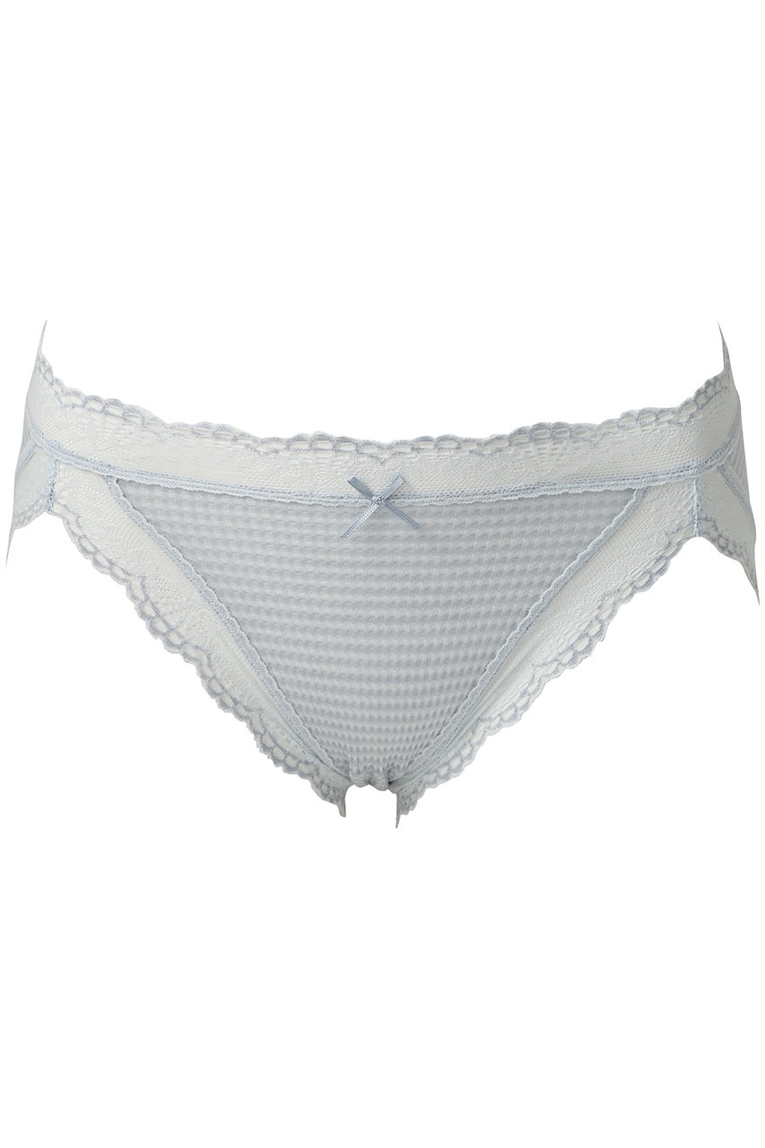 キッドブルー/KID BLUEのシアーフライスボーダーショーツ(サックス/KIBH161)