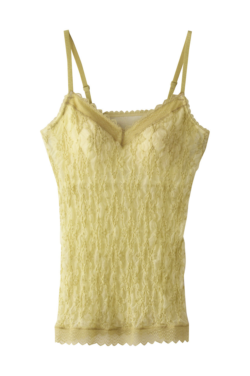 25シャーリングレースカップ付キャミ
