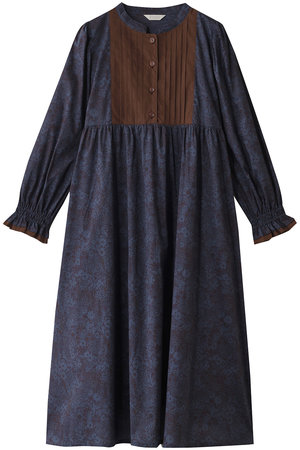 キッドブルー/KID BLUEの25AW LIBERTYプリントワンピース