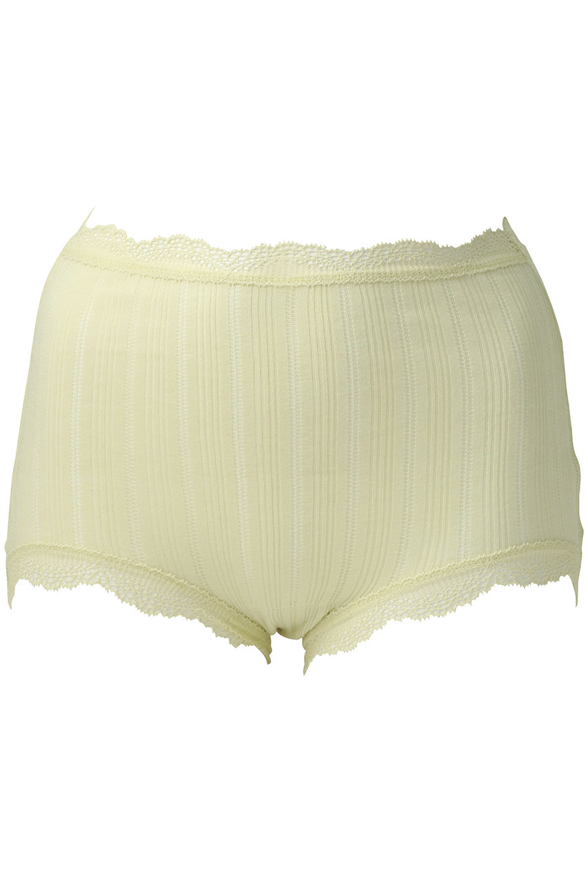 キッドブルー/KID BLUEの25オーガニックコットンリブSカルソン(ライトグリーン/KICF111)