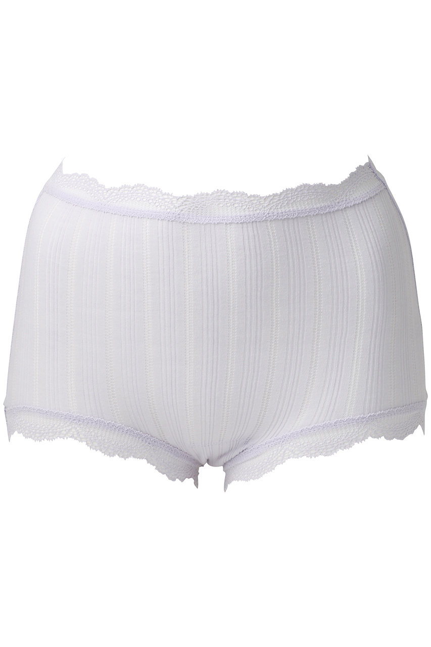 キッドブルー/KID BLUEの25オーガニックコットンリブSカルソン(ラベンダー/KICF111)