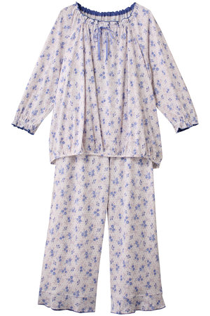 キッドブルー/KID BLUEのピンドットフラワーNパジャマ(111000/111001)