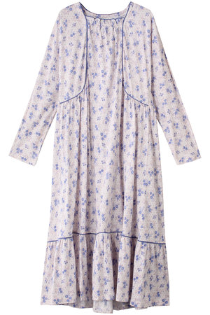 キッドブルー/KID BLUEのピンドットフラワーNナイティ(111000/111001)