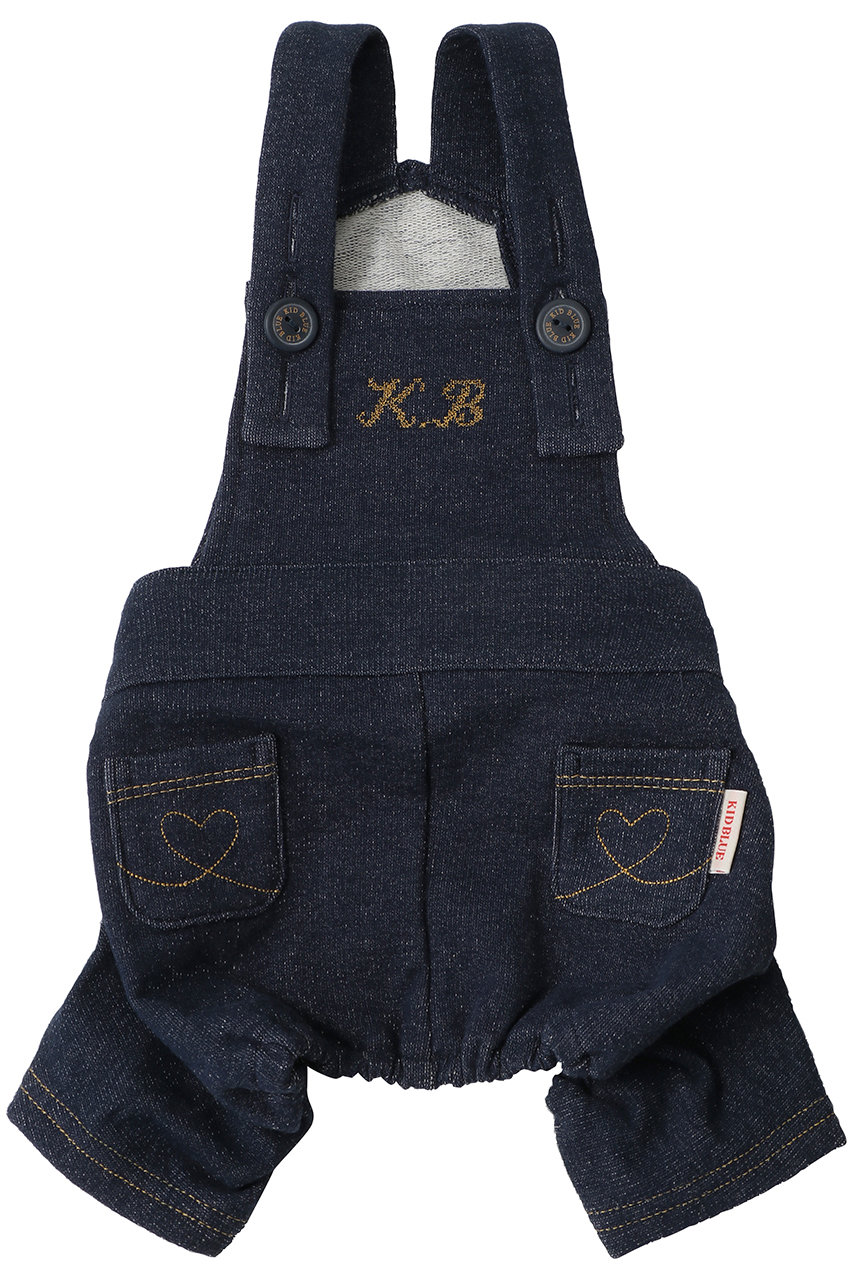 キッドブルー/KID BLUEのニットデニムドッグウエア(ネイビー/KGCW112)