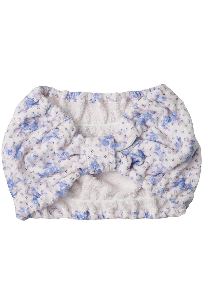 キッドブルー/KID BLUEのタオルピンドットフラワーバスターバン(ブルー/KGCW136)