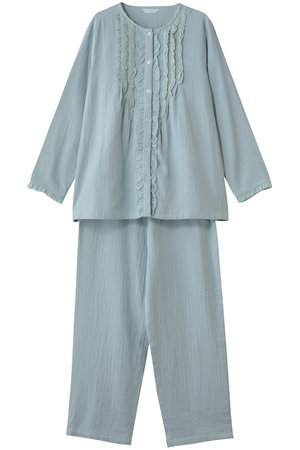 キッドブルー/KID BLUEの25オータムWガーゼパジャマ(111000/111001)