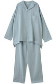 25オータムWガーゼパジャマ キッドブルー/KID BLUE