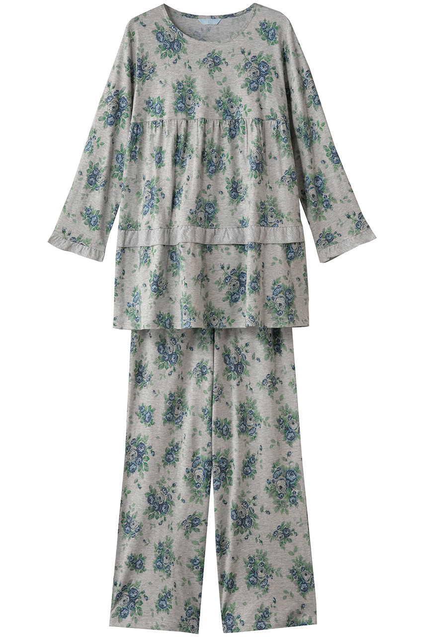 キッドブルー/KID BLUEの25オータムローズNパジャマ(ブルー/KNCK522)