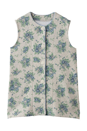 キッドブルー/KID BLUEの裏シャギーオータムローズベスト(110800/110806)