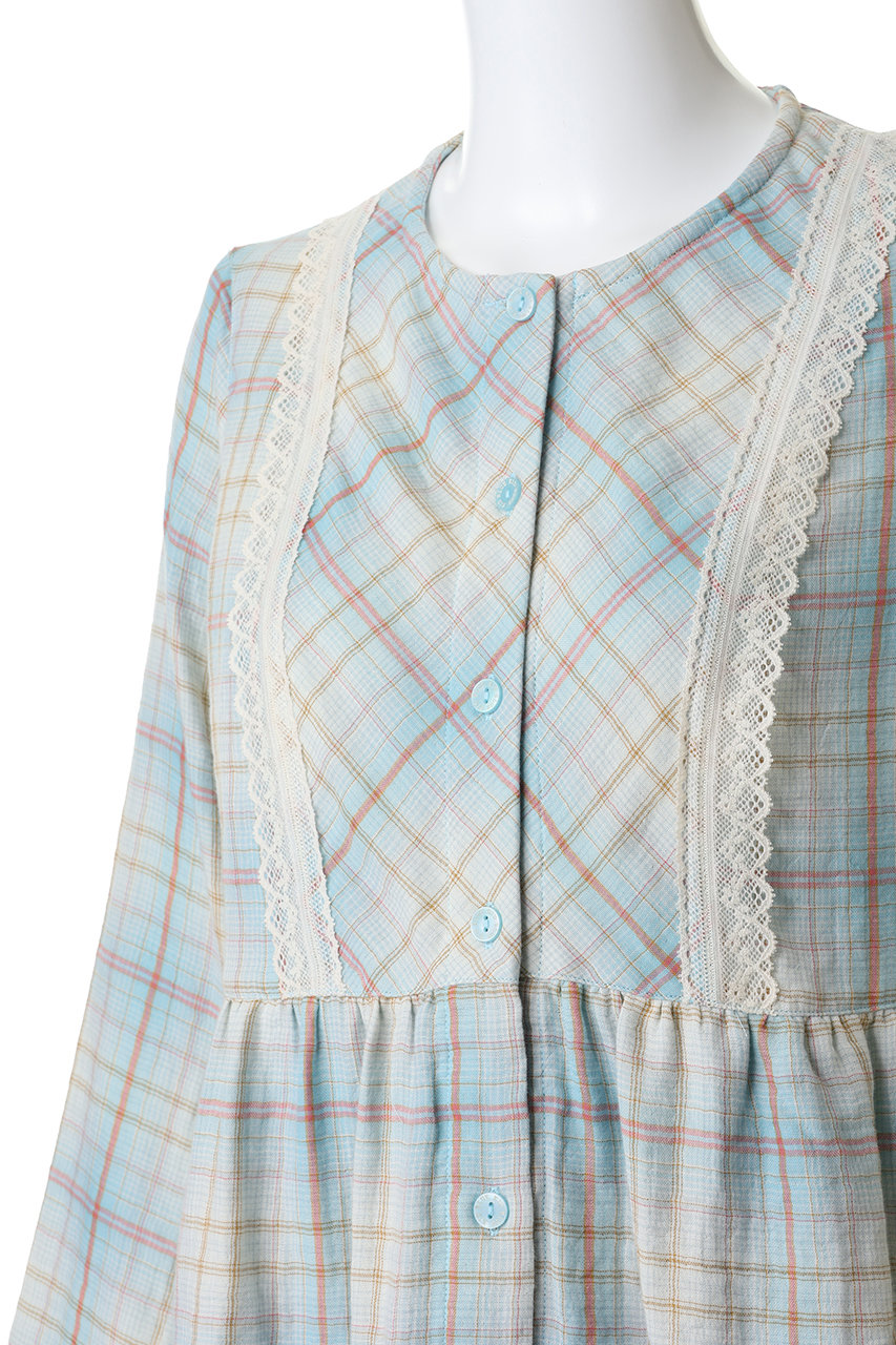 KID BLUE(キッドブルー)｜トリプルガーゼオンブレーチェックパジャマ