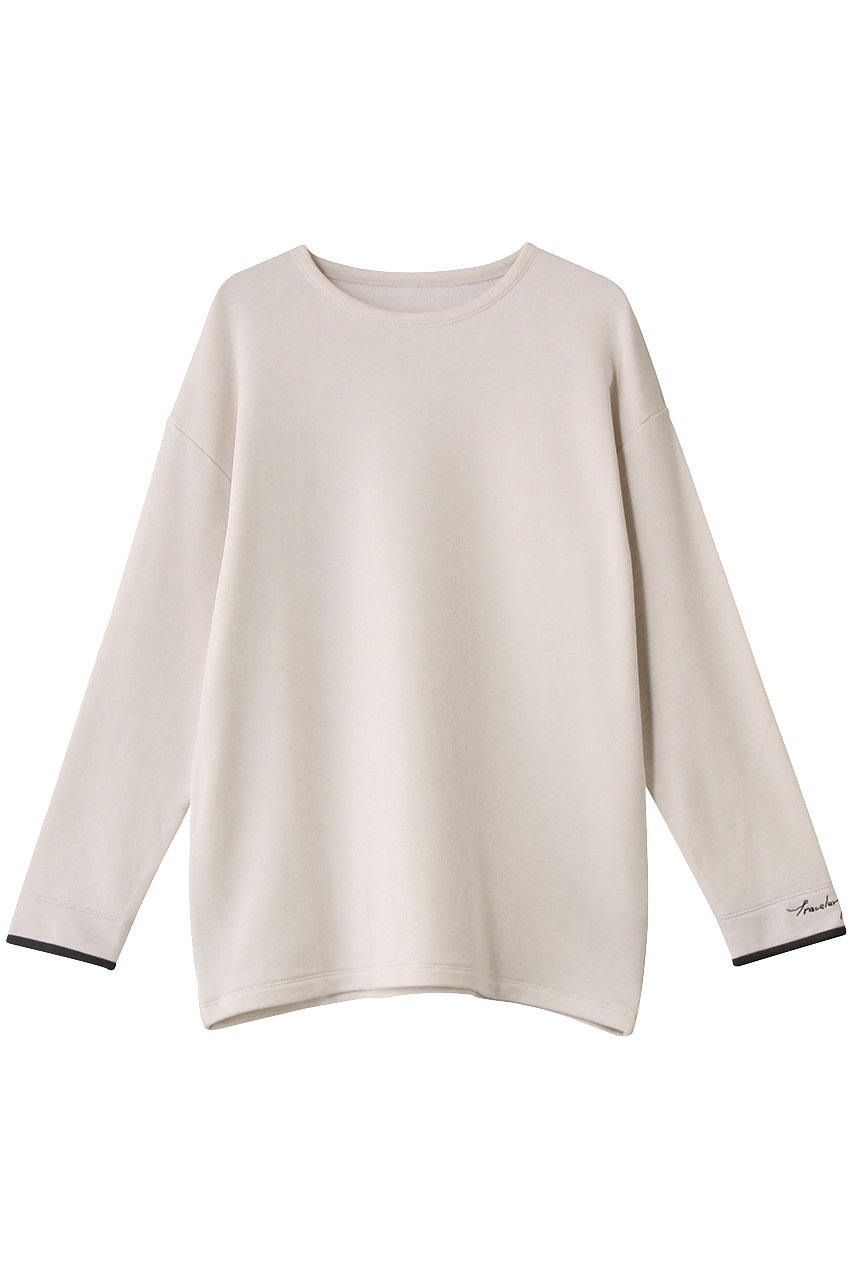 キッドブルー/KID BLUEの25裏毛ココウールトップス(アイボリー/KUCN525)