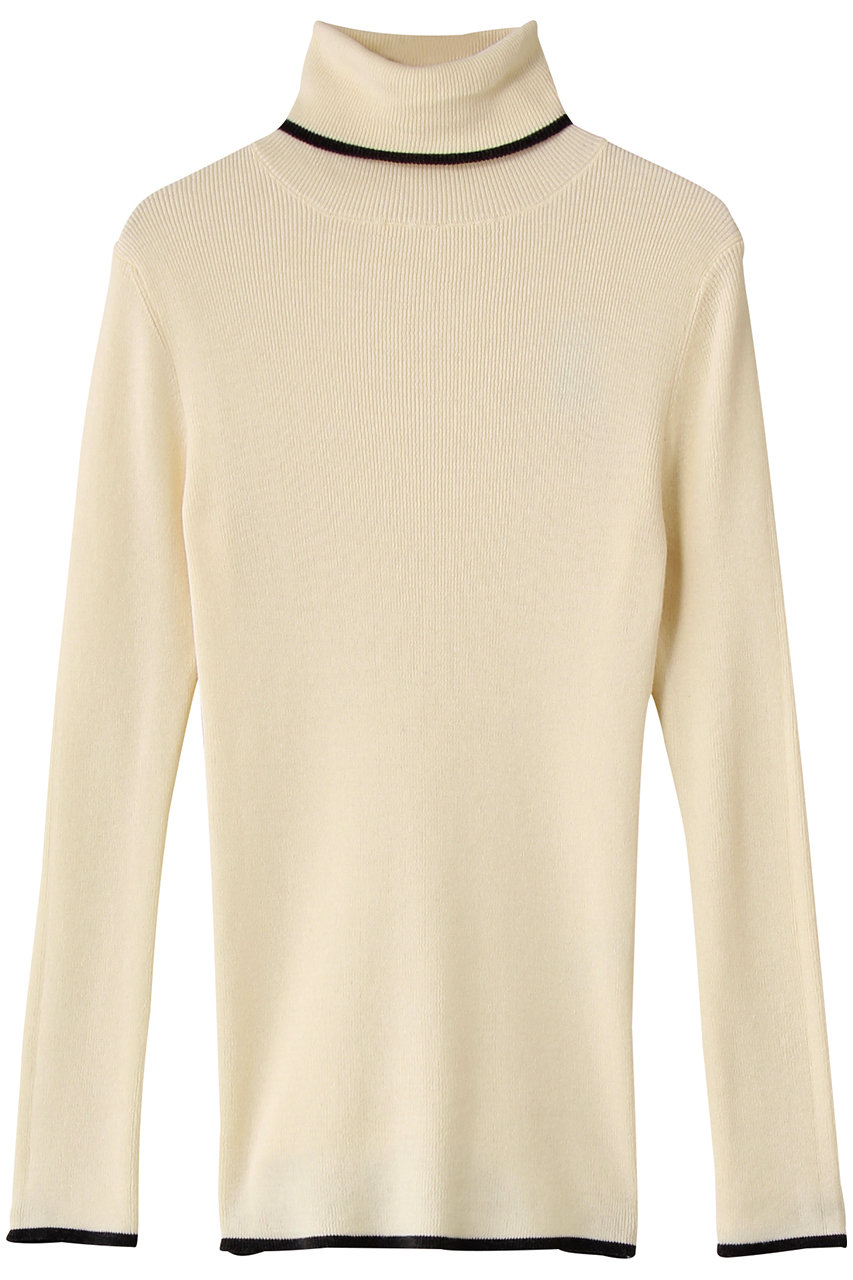 キッドブルー/KID BLUEの25コットンリブトップス(アイボリー/KRCN535)