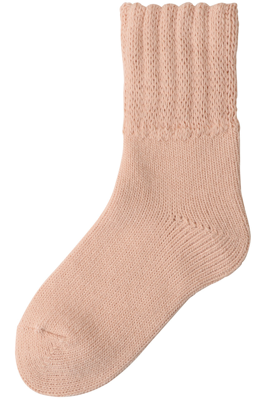 キッドブルー/KID BLUEの25 2重ソックスソックス(サーモンピンク/KGCT163)