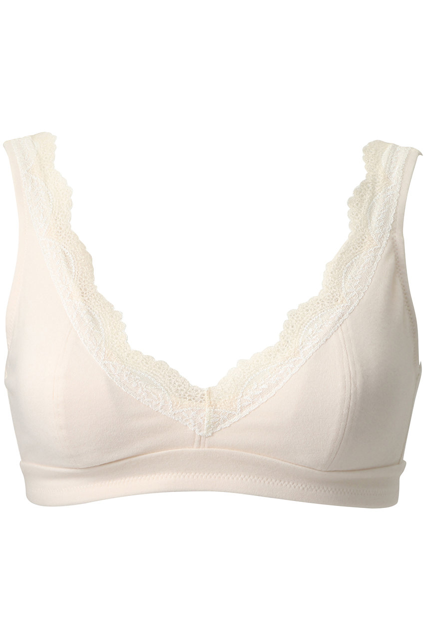 キッドブルー/KID BLUEの25起毛ベア天カップブラ(アイボリー/KICA304)