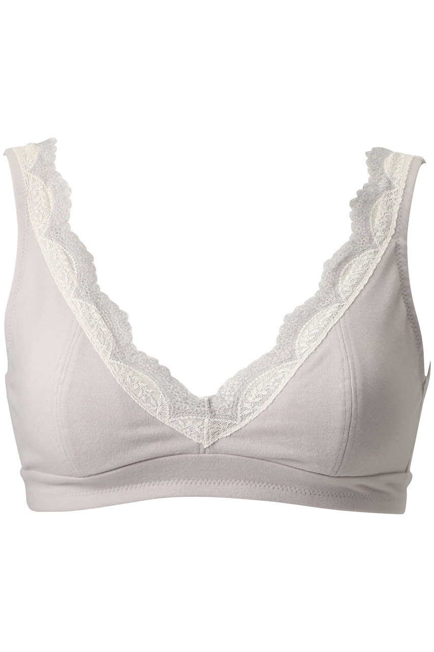 キッドブルー/KID BLUEの25起毛ベア天カップブラ(グレー/KICA304)