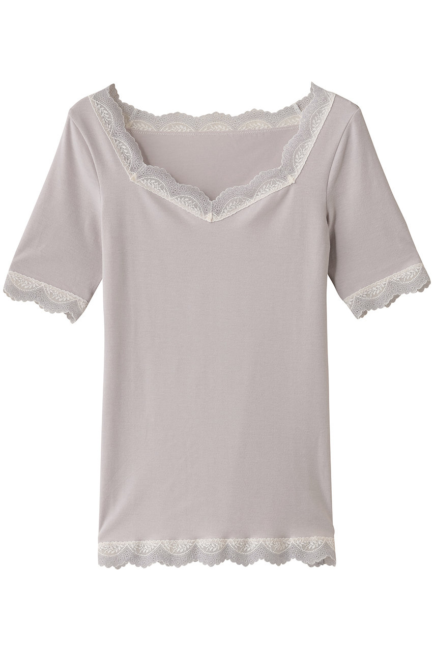 キッドブルー/KID BLUEの25起毛ベア天半袖インナー(グレー/KICC104)