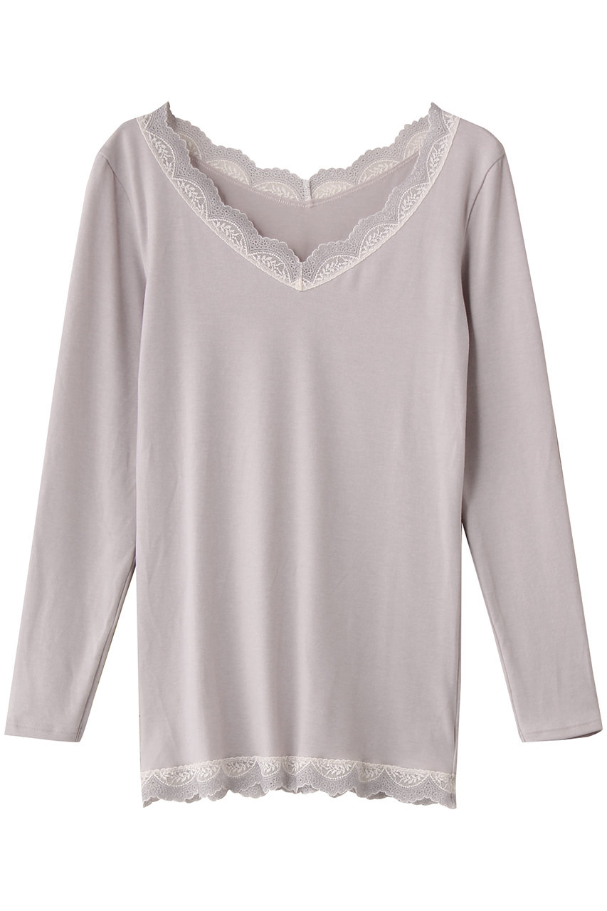 キッドブルー/KID BLUEの25起毛ベア天長袖インナー(グレー/KICC304)