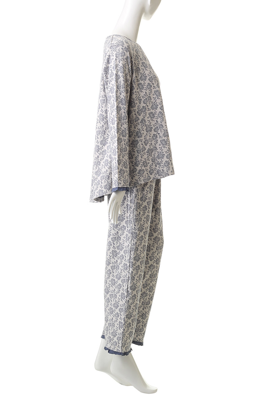 KID BLUE(キッドブルー)｜25接結フラワーJQパジャマ/アイボリー の通販