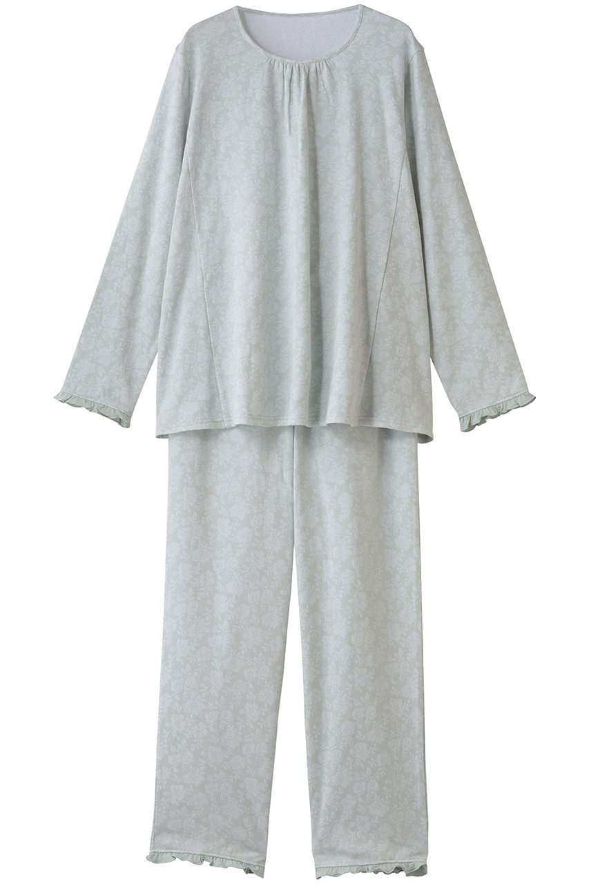 キッドブルー/KID BLUEの25接結フラワーJQパジャマ(ペパーミント/KNCK538)