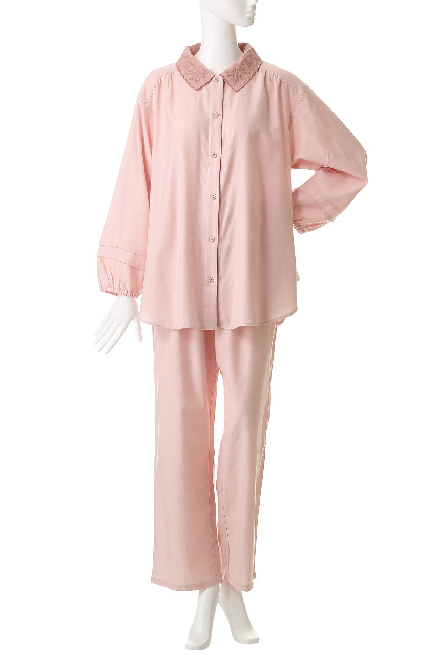 KID BLUE(キッドブルー)｜25プレーンネルパジャマ/アイボリー の通販