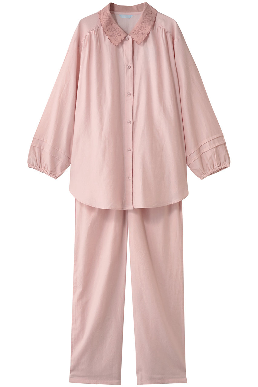 キッドブルー/KID BLUEの25プレーンネルパジャマ(ピンク/KNCK540)