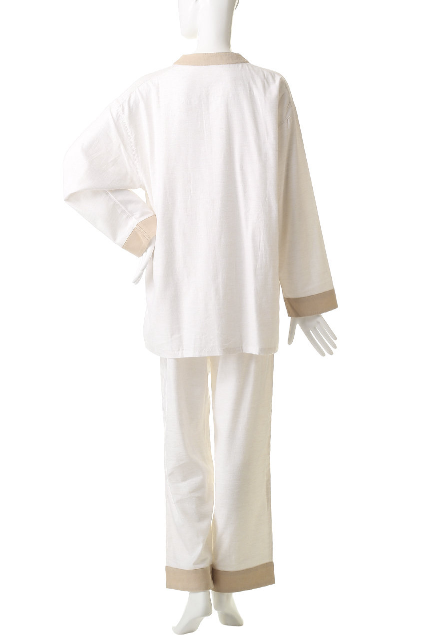 KID BLUE(キッドブルー)｜25プレーンネルパジャマ/アイボリー の通販