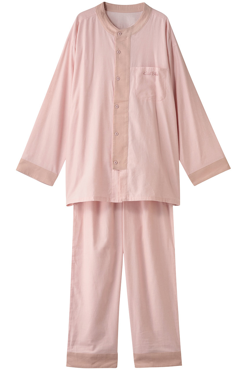 キッドブルー/KID BLUEの25プレーンネルパジャマ(ピンク/KUCK540)