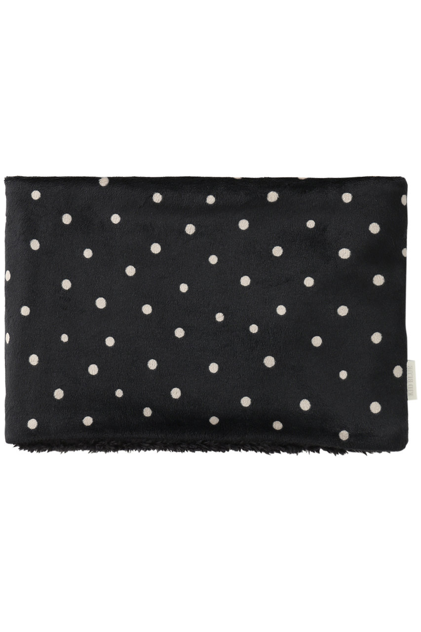 25ストレッチシャギードットネックウォーマー