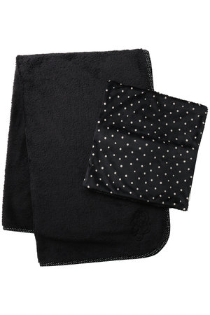 キッドブルー/KID BLUEの25ストレッチシャギードットブランケット(510600/510602)