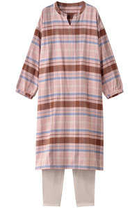 KID BLUE(キッドブルー)｜25ネルチェックパジャマ/ピンク の通販