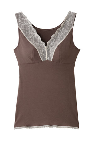 キッドブルー/KID BLUEの25レーシーベアフライスカップ付キャミ(160200/160201)