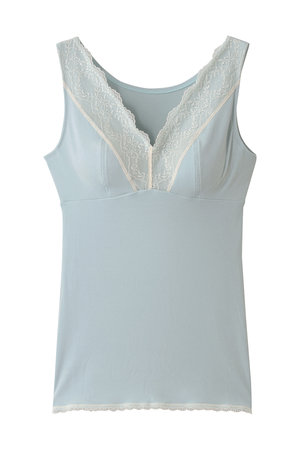 キッドブルー　カップ付キャミソール＆ショーツ　セット　ホワイト KID BLUE｜キッドブルーのインナー通販｜ELLE SHOP (エル・ショップ)