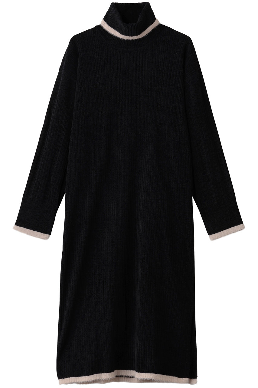 25リブニットワンピース