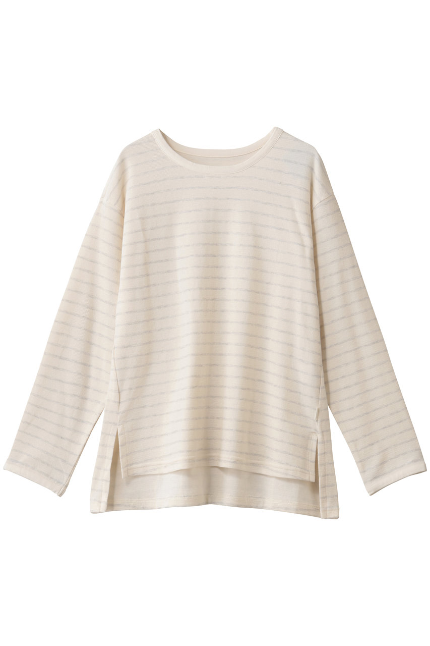 キッドブルー/KID BLUEの25Wフェイスボーダートップス(アイボリー/KRCN561)