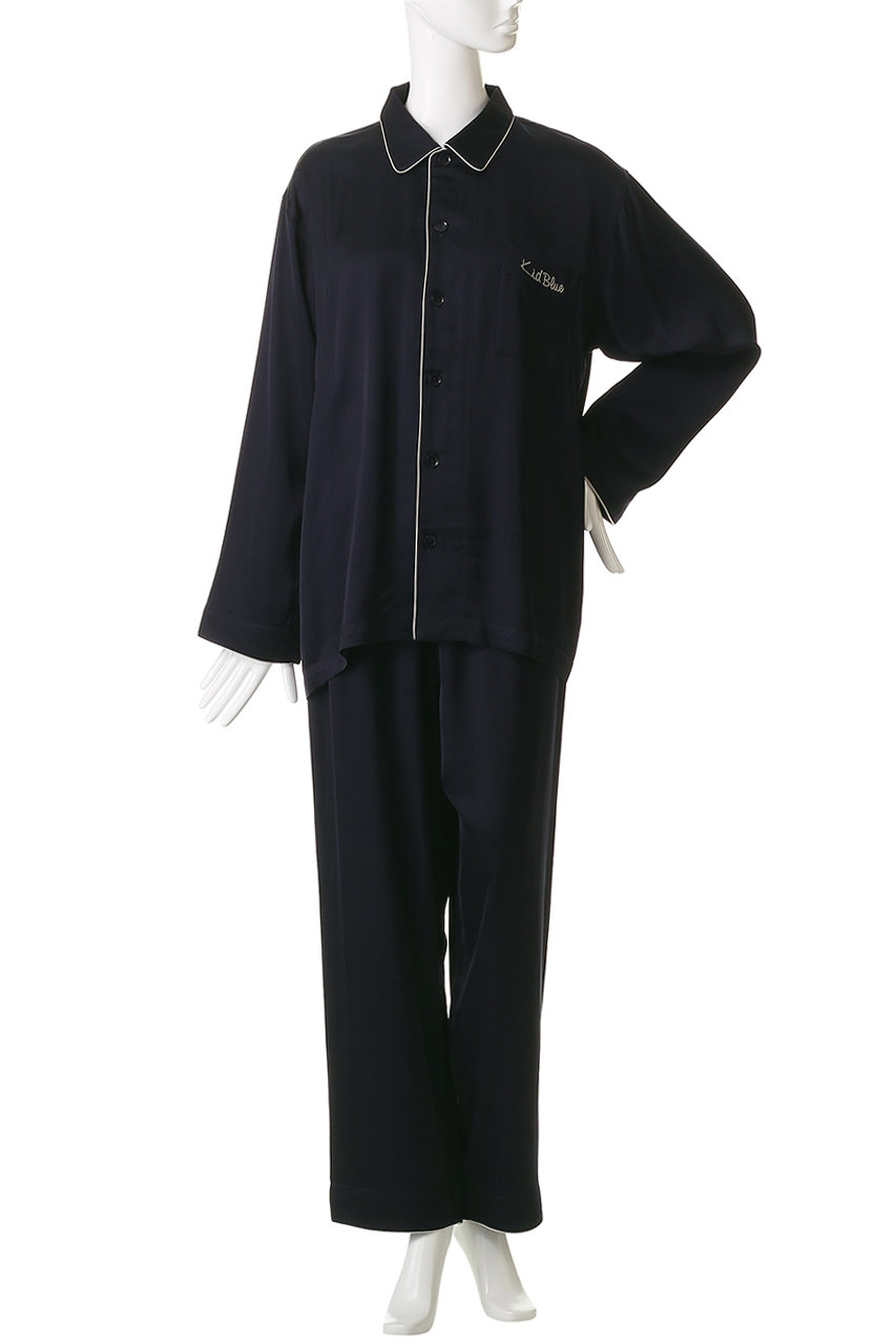 KID BLUE(キッドブルー)｜プレミアムサテンパジャマ/ゴールド の通販