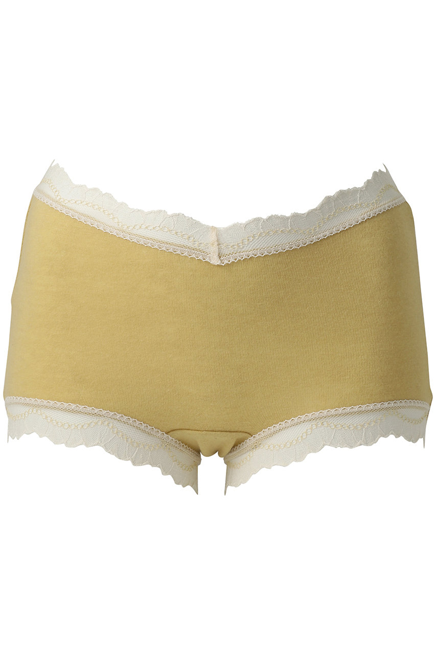 キッドブルー/KID BLUEの25起毛ココウールSカルソン(イエロー/KICF148)