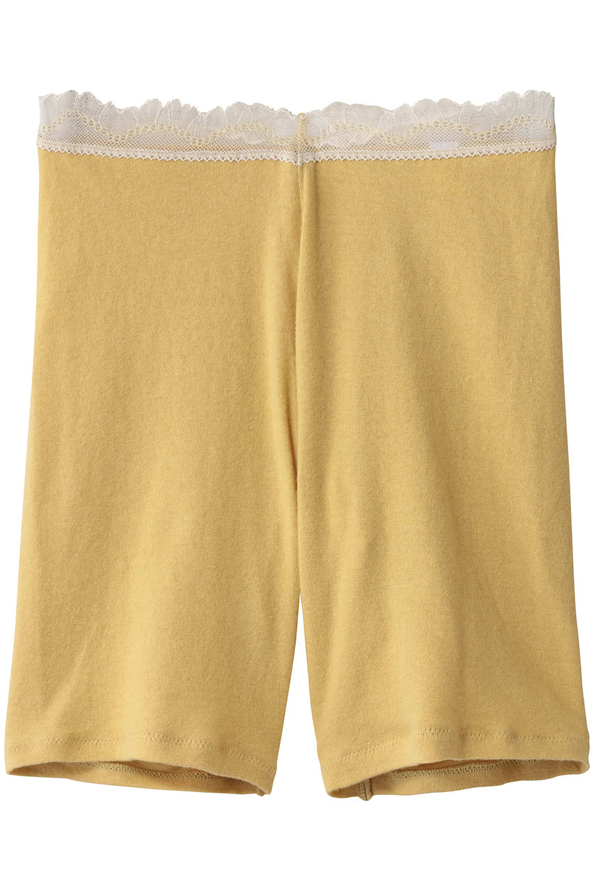 キッドブルー/KID BLUEの25起毛ココウールハーフカルソン(イエロー/KICF548)