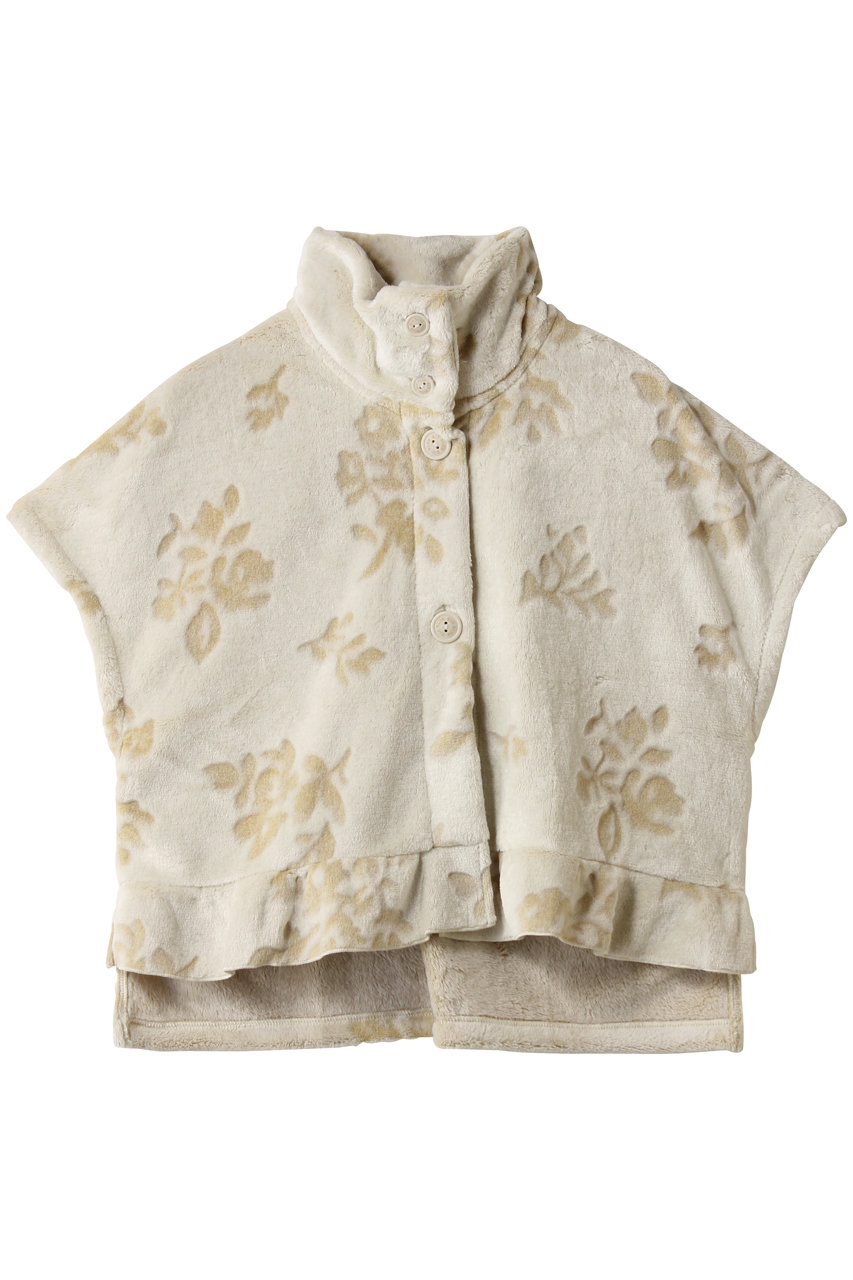 25シャギーブーケショルダーウォーマ