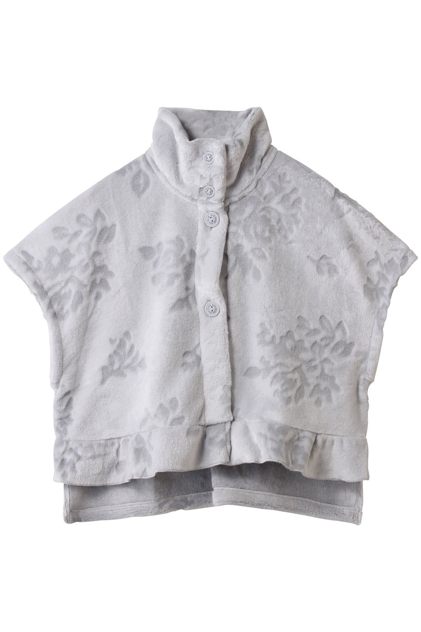 キッドブルー/KID BLUEの25シャギーブーケショルダーウォーマ(ライトグレー/KGCW258)