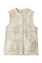 25シャギーブーケベスト キッドブルー/KID BLUE ゴールド