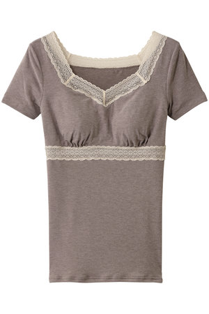 キッドブルー/KID BLUEの24起毛ローゲージベア天カップ付半袖(160200/160201)