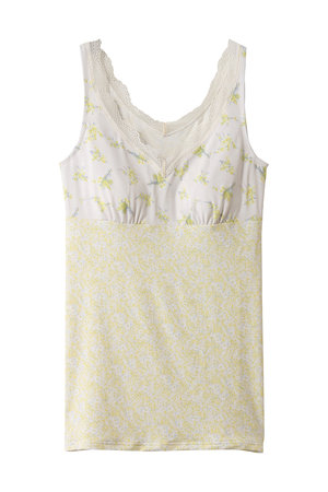 キッドブルー/KID BLUEの26ブリティッシュブーケカップ付キャミ