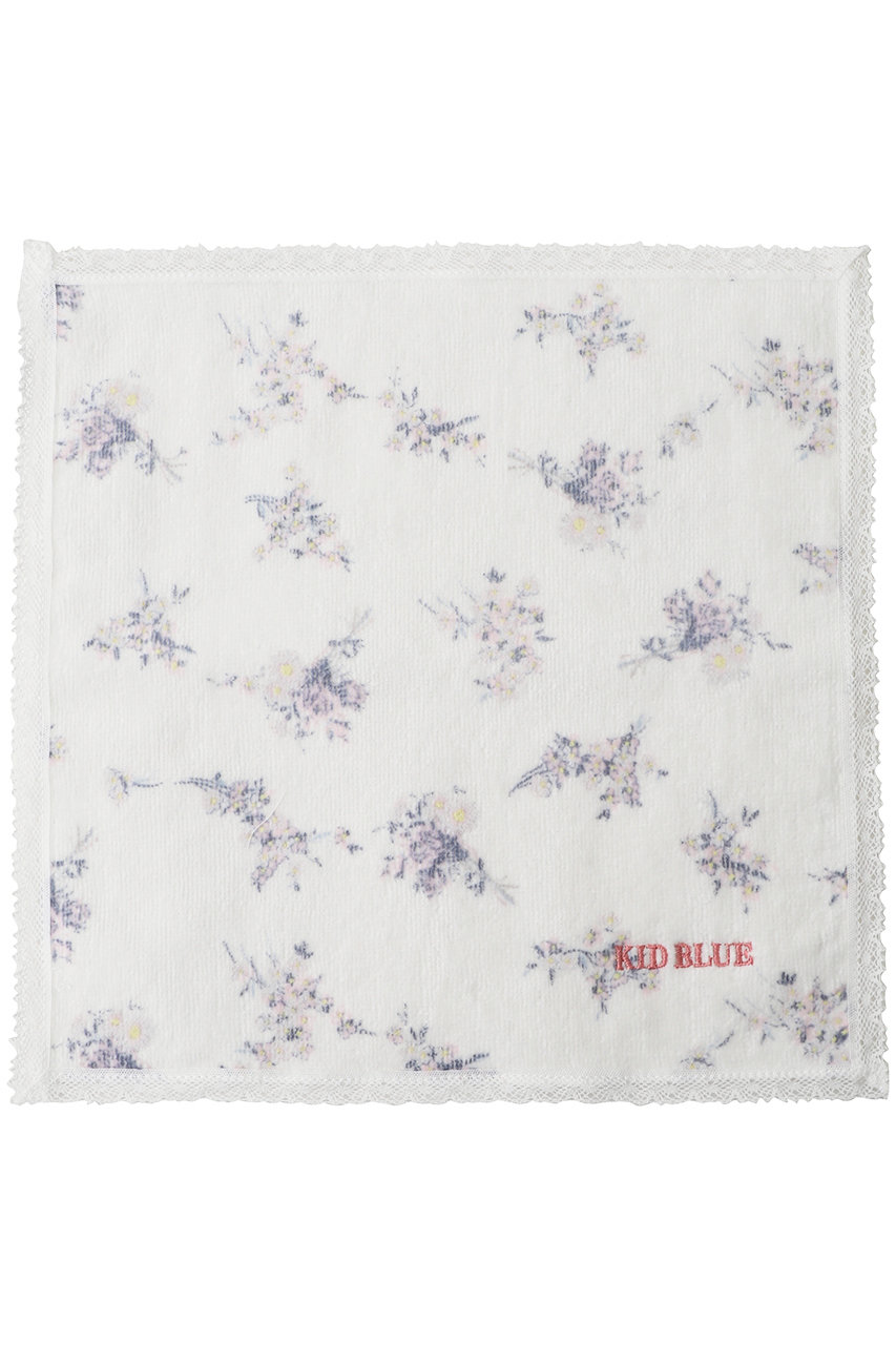 キッドブルー/KID BLUEの26タオルブリティッシュブーケハンカチ(ピンク/KGDU124)
