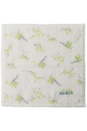 キッドブルー/KID BLUEの26タオルブリティッシュブーケハンカチ(149900/149903)