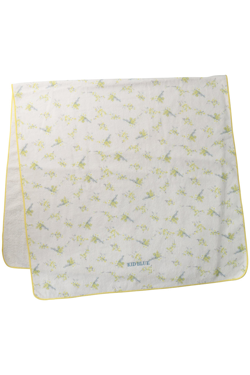 キッドブルー/KID BLUEの26タオルブリティッシュブーケバスタオル(イエロー/KGDU324)