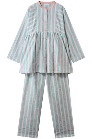 キッドブルー/KID BLUEのオーガニックコットンからみ織りパジャマ(111000/111001)