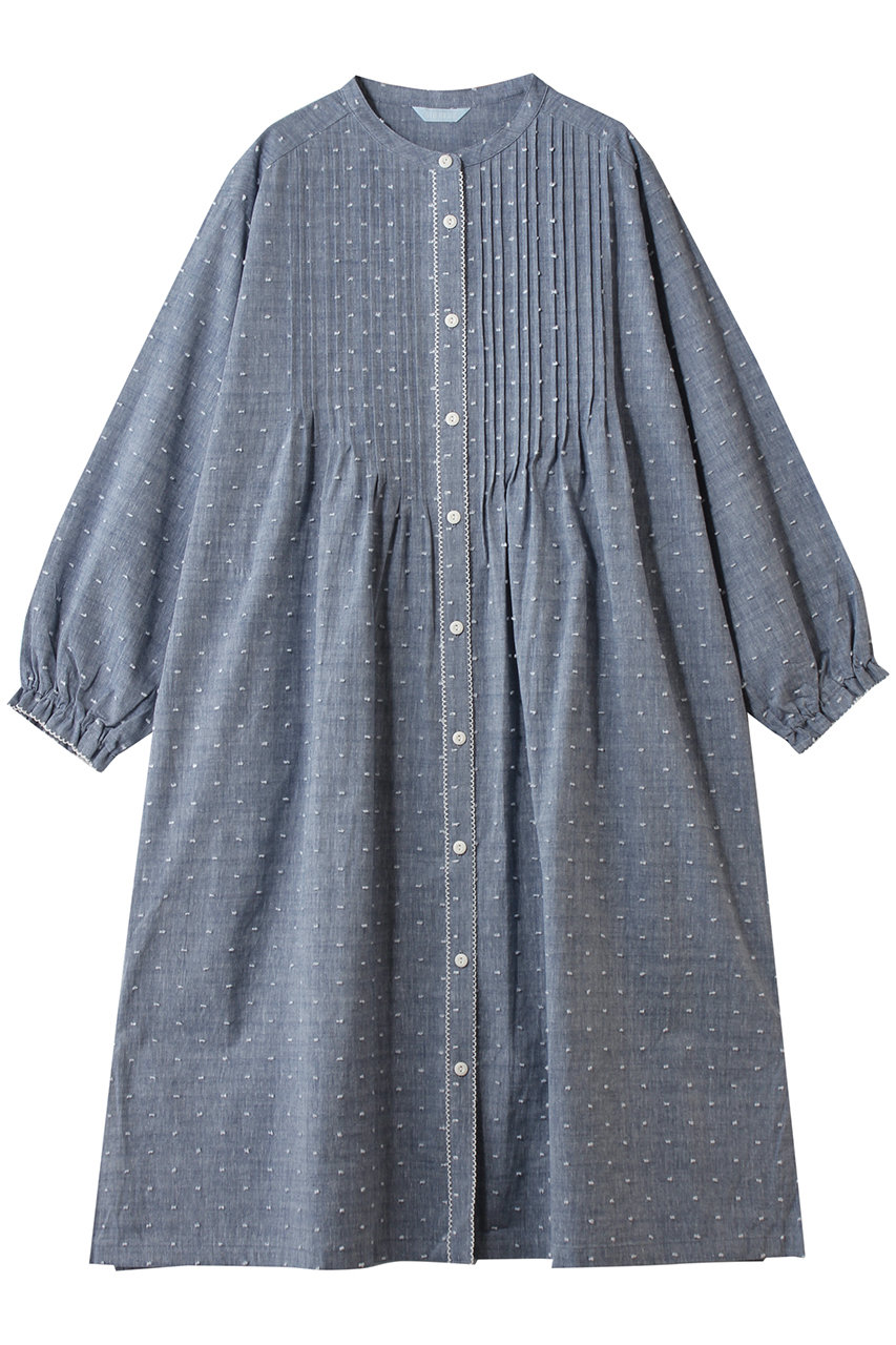 キッドブルー/KID BLUEの26ドビードットシャンブレーナイティ(ネイビー/KNDL521)