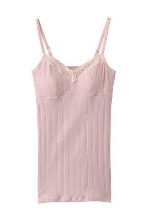 キッドブルー/KID BLUEの26コットンリブJQカップ付キャミ(160200/160201)